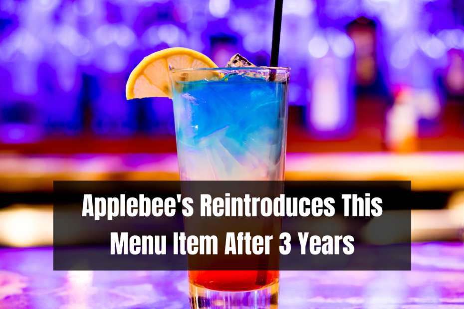 Applebee's Reintroduces This Menu Item After 3 Years